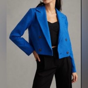 Anthropologie Blazer, Blue, Size XL